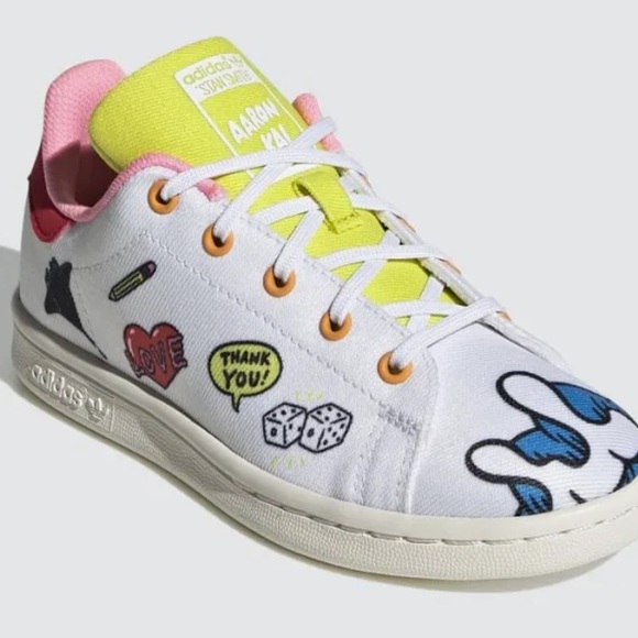 adidas Other - Adidas Aaron Kai x Stan Smith Primeblue 'Doodles' Kids Sneakers
